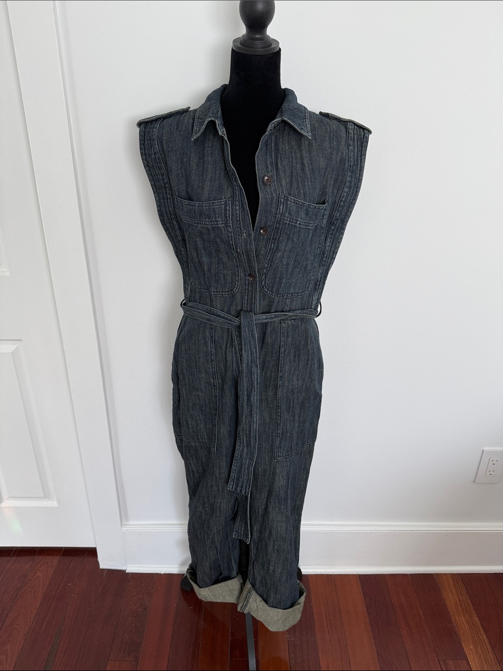 Current Air Dark Denim Jumpsuit